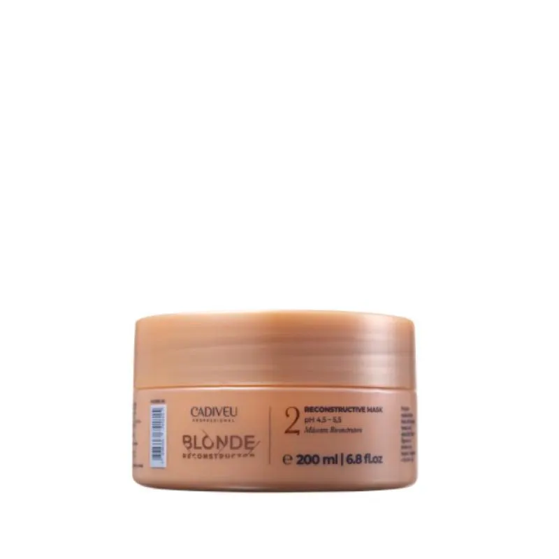CADIVEU BLONDE RECONSTRUCTOR - MáSCARA DE RECONSTRUçãO 200ML