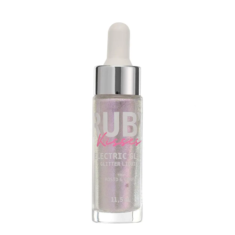 GLITTER LIQUIDO ELECTRIC GLAZE - RUBY KISSES Holográfico