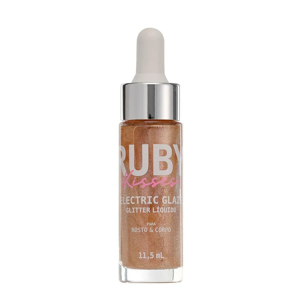 GLITTER LIQUIDO ELECTRIC GLAZE - RUBY KISSES Bronze