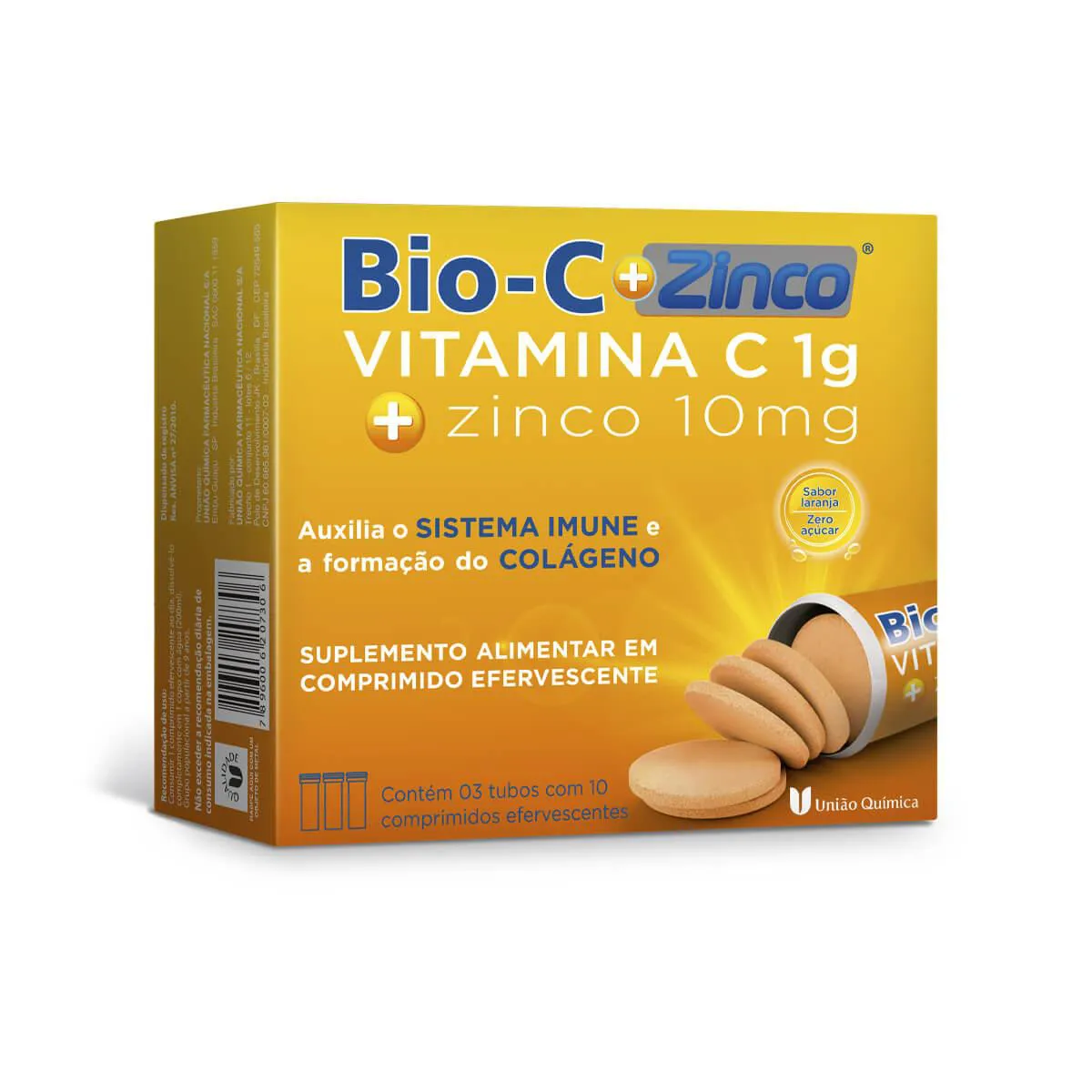 Vitamina C Efervescente + Zinco Bio-C 30 comprimidos