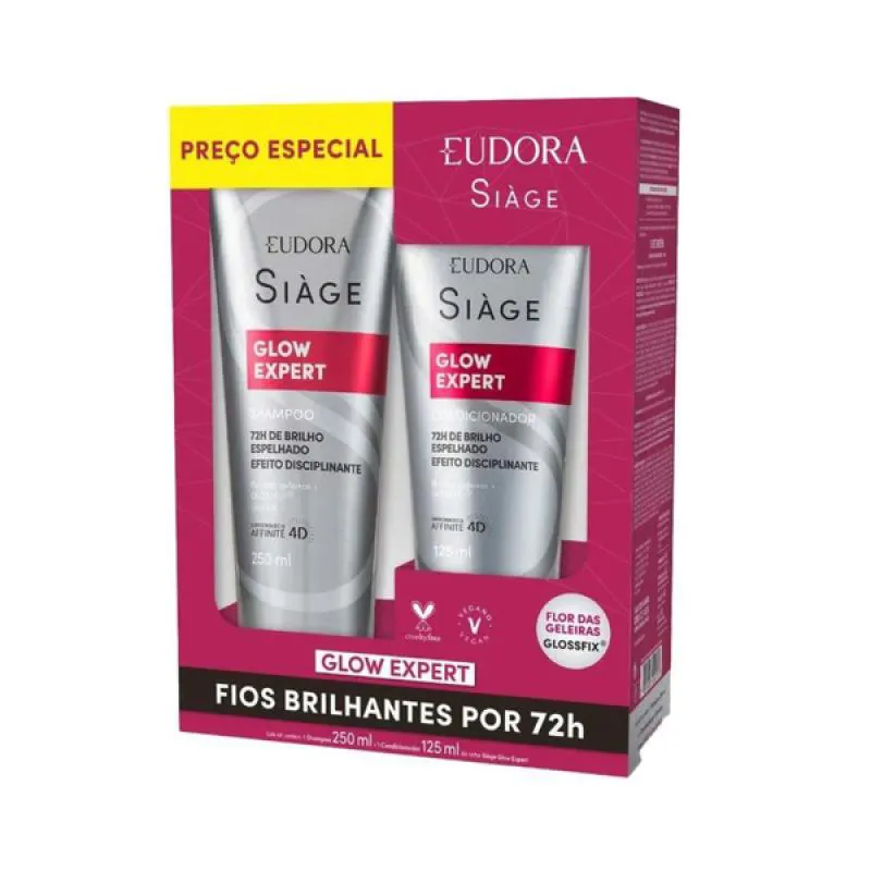 SIAGE GLOW EXPERT SHAMPOO + CONDICIONADOR