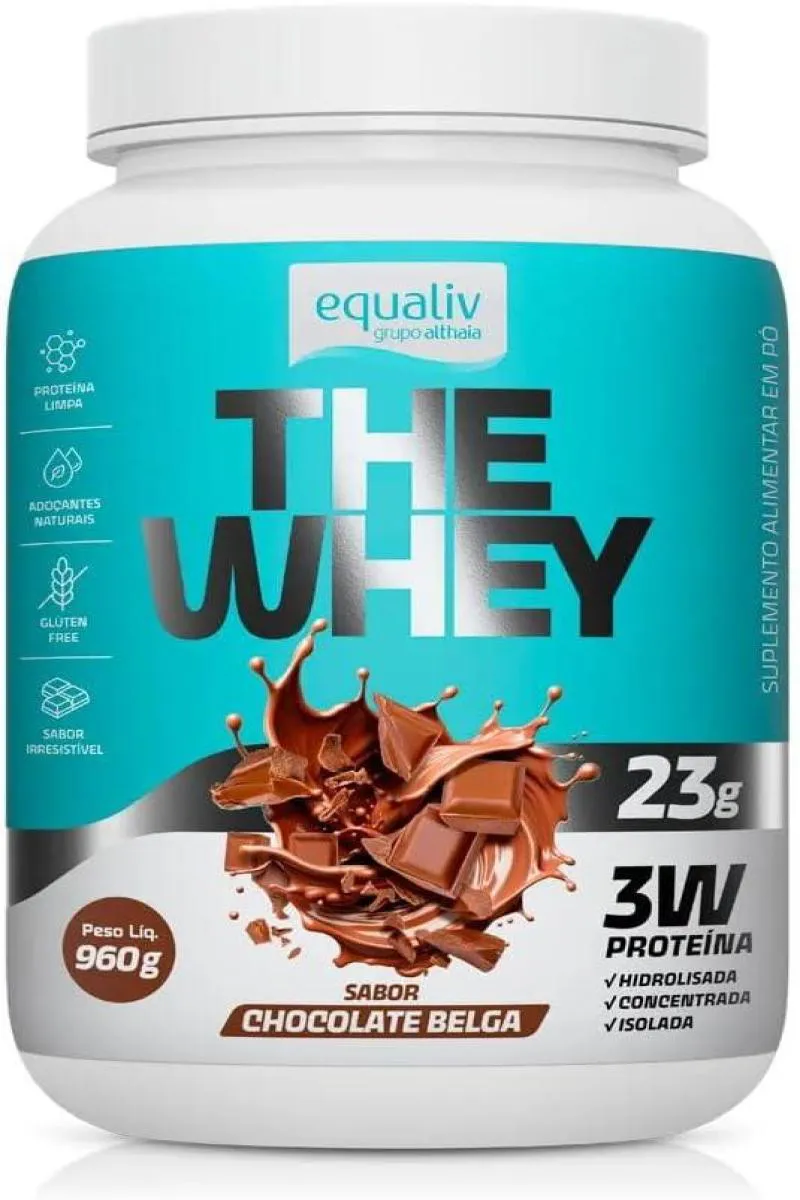THE WHEY 3W CHOCOLATE BELGA EQUALIV 960G