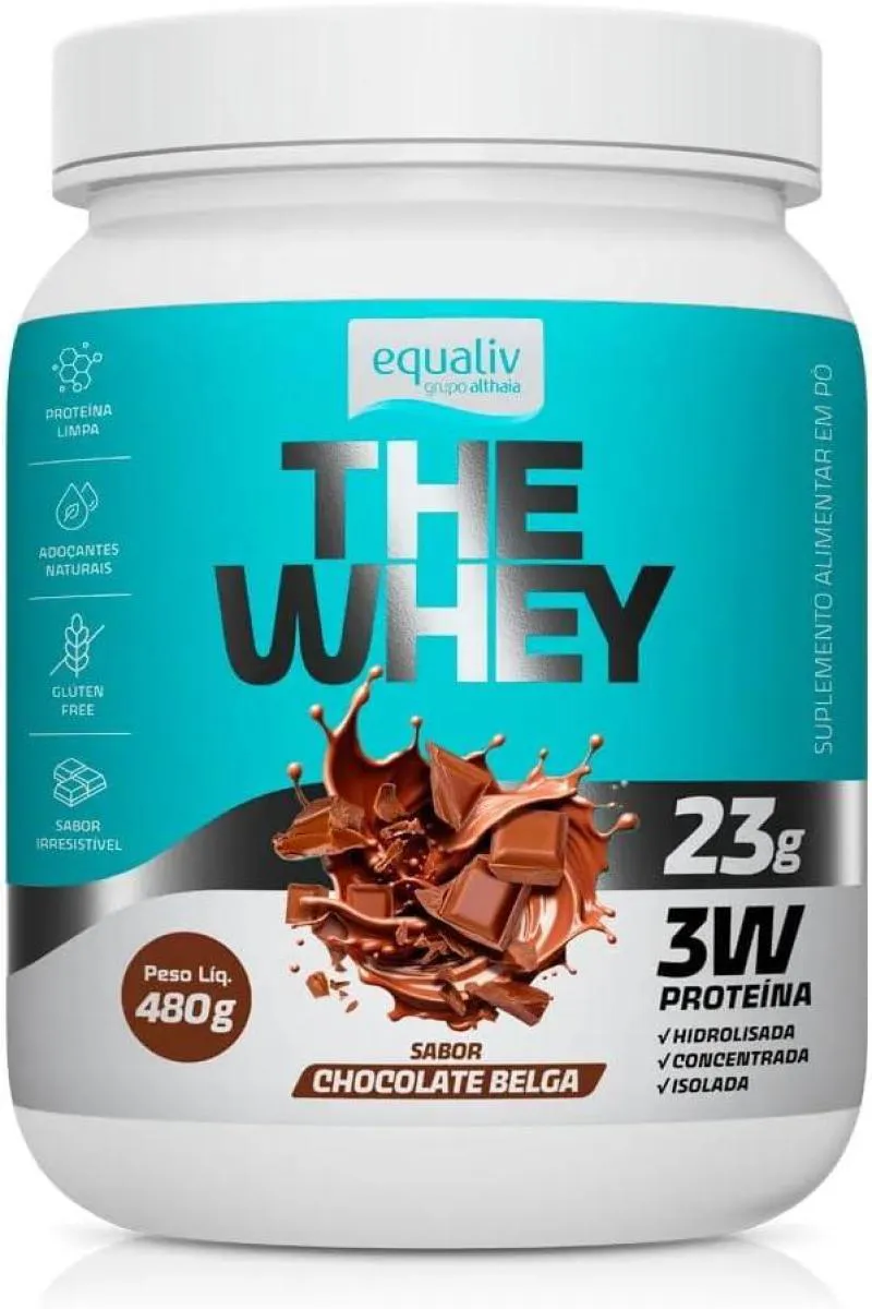 THE WHEY 3W CHOCOLATE BELGA EQUALIV 480G
