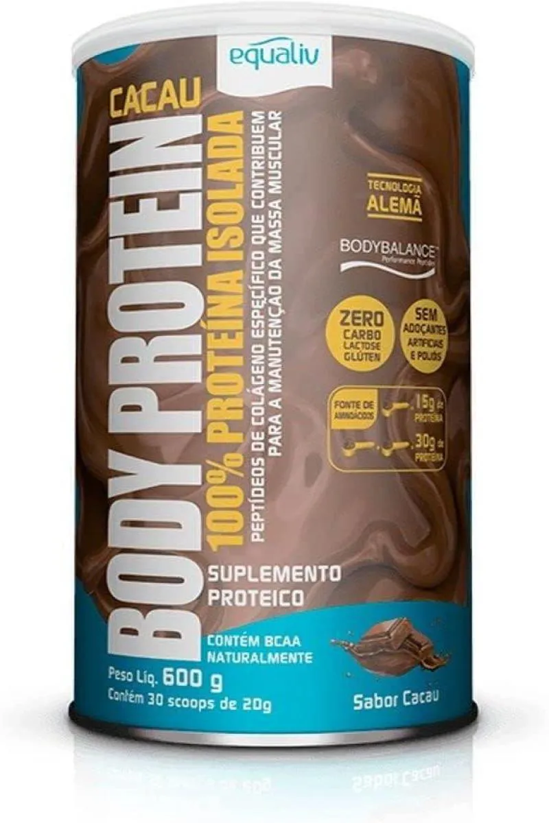 BODY PROTEIN EQUALIV 600G CACAU