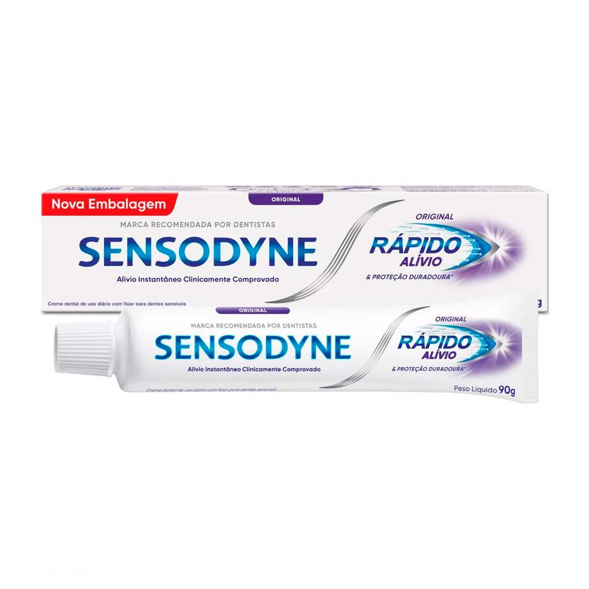 Pasta de Dente Sensodyne Rápido Alívio para Dentes Sensíveis 90g