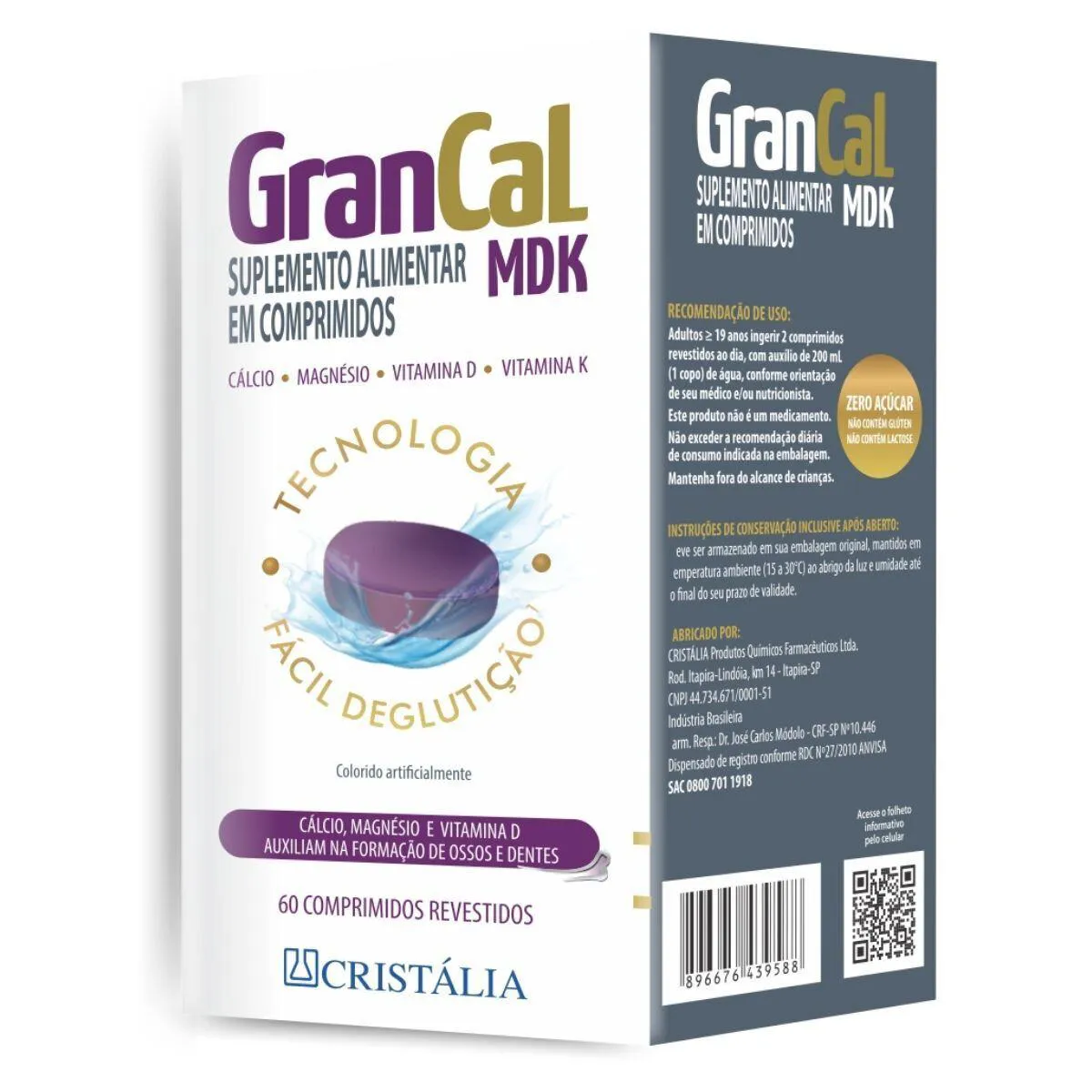 Polivitamínico Grancal MDK 60 Comprimidos