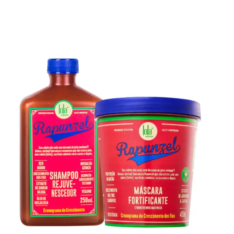 LOLA RAPUNZEL SHAMPOO + MáSCARA FORTIFICANTE