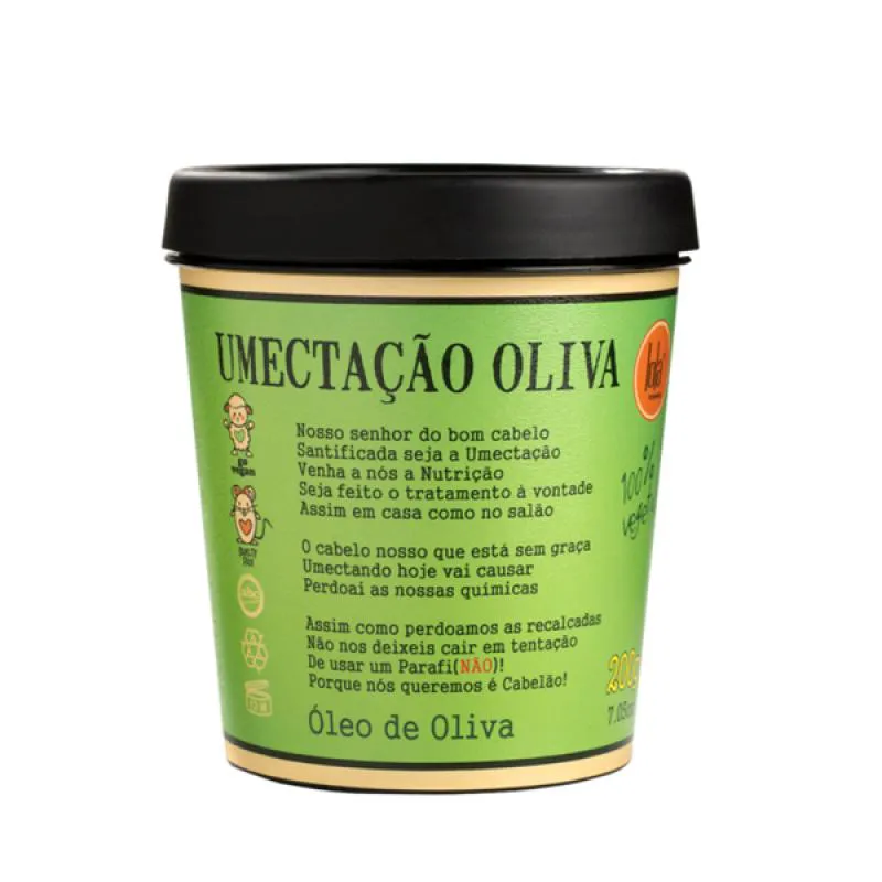LOLA UMECTAçãO OLIVA MáSCARA 200G
