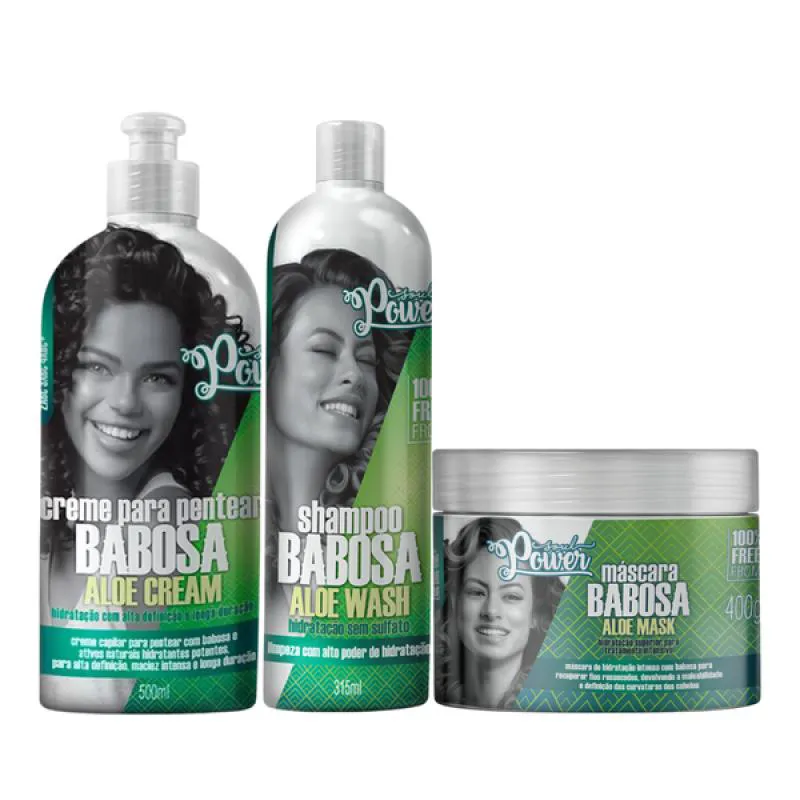 SOUL POWER BABOSA SH 315ML + MASC 400ML + CPP 500ML