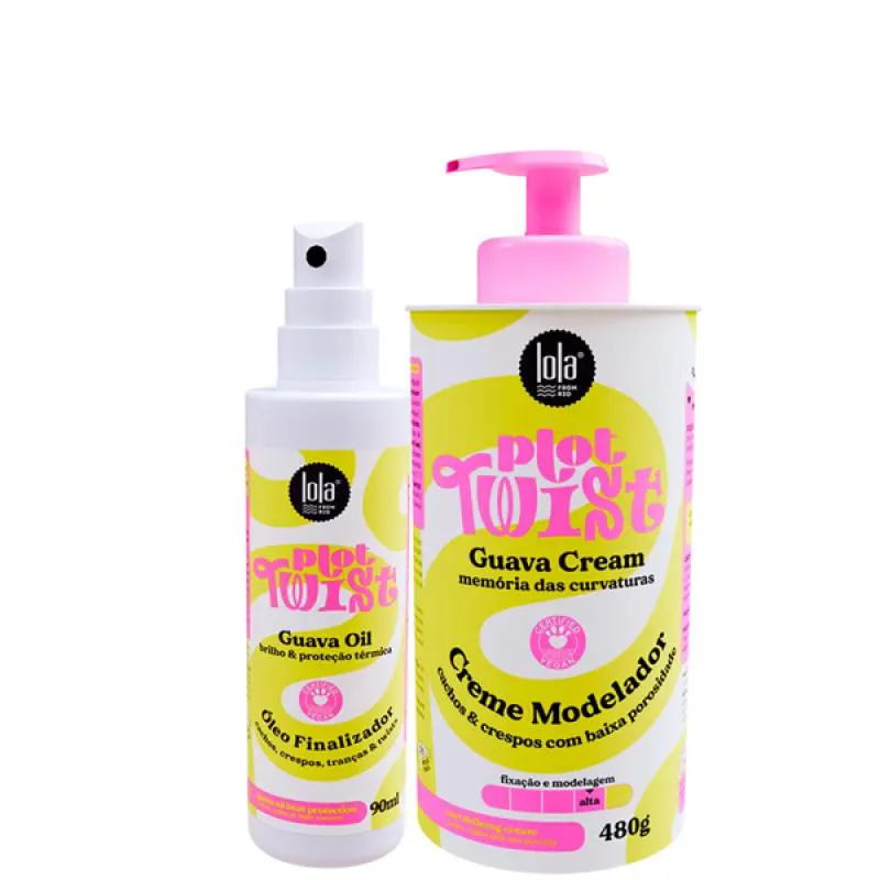 LOLA PLOT TWIST GUAVA ÓLEO + CREME MODELADOR