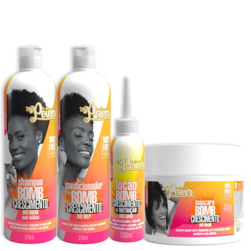 SOUL POWER BOMB CRESCIMENTO COMPLETO + LOçãO
