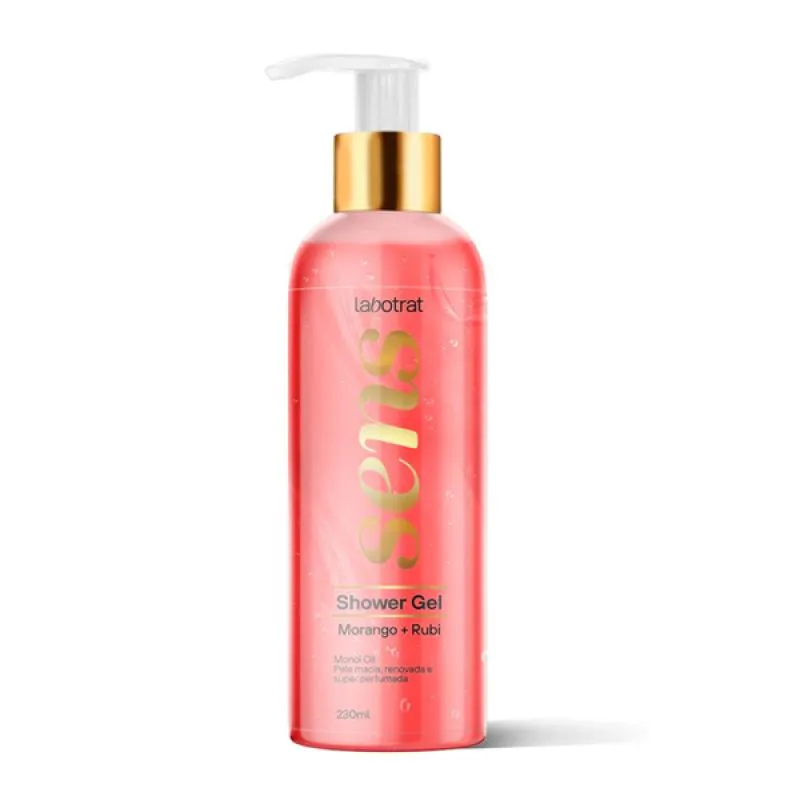 LABOTRAT SENS MORANGO E RUBI SHOWER GEL LíQUIDO 230ML