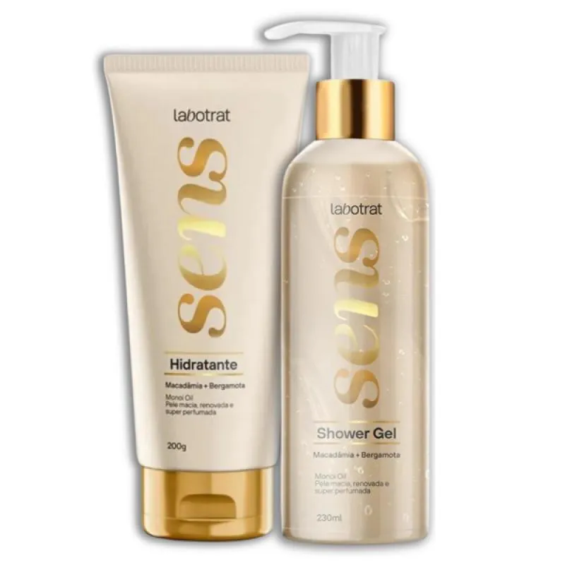 LABOTRAT SENS MACADâMIA E BERGAMOTA HIDRA + SHOWER GEL