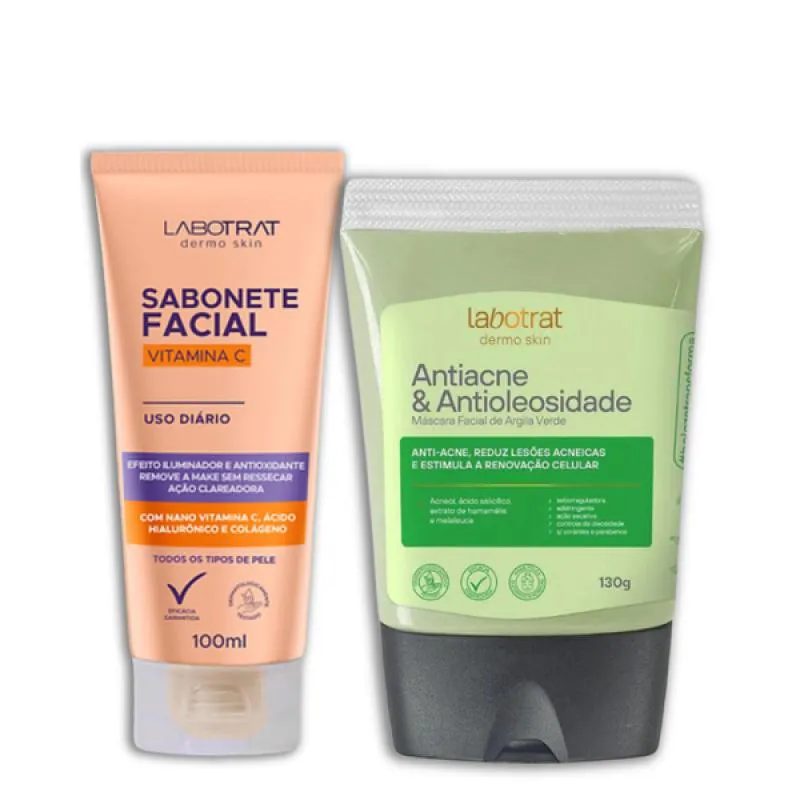 LABOTRAT SAB VITAMINA C 100G + MASC ARGILA VERDE 130G