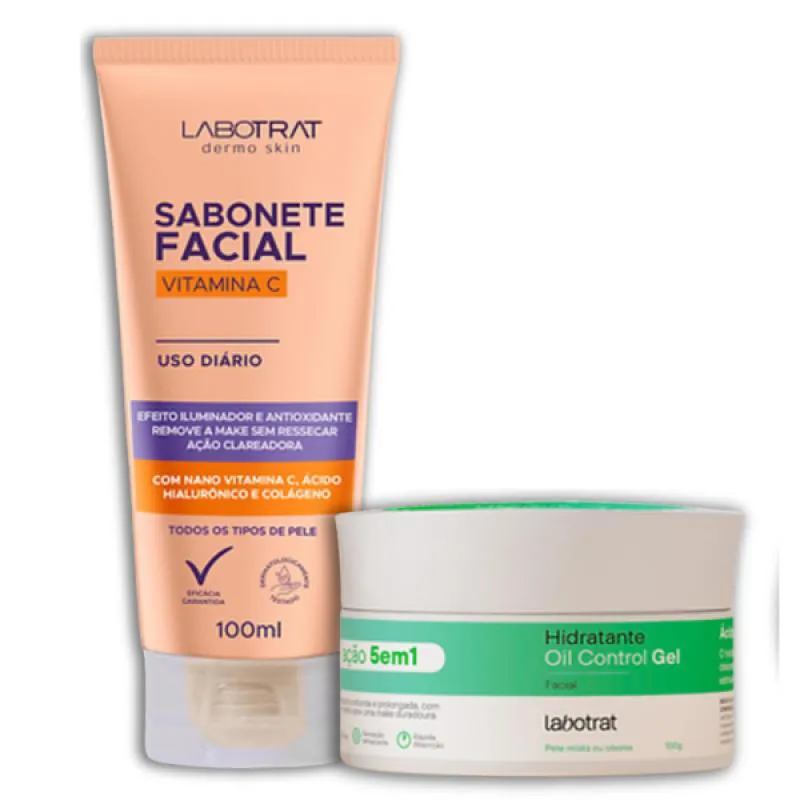 LABOTRAT SAB VITAMINA C 100G + HIDRA OIL CONTROL GEL 100G