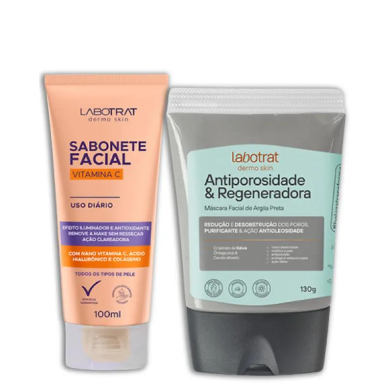 LABOTRAT SAB VITAMINA C 100G + MASC ARGILA PRETA 130G