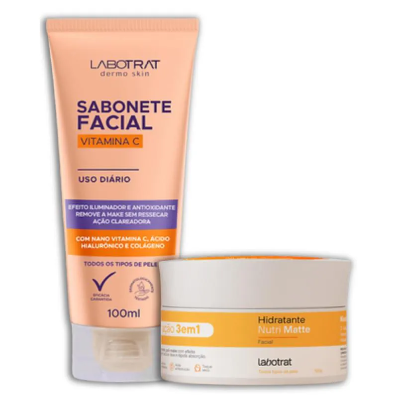 LABOTRAT SAB VITAMINA C 100G + HIDRA NUTRI MATTE 3 EM 1 100G