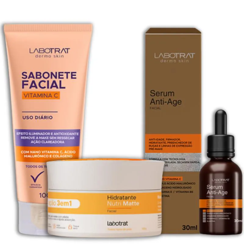 LABOTRAT SAB VITAMINA C + HIDRA NUTRI MATTE + SéRUM ANTIAGE