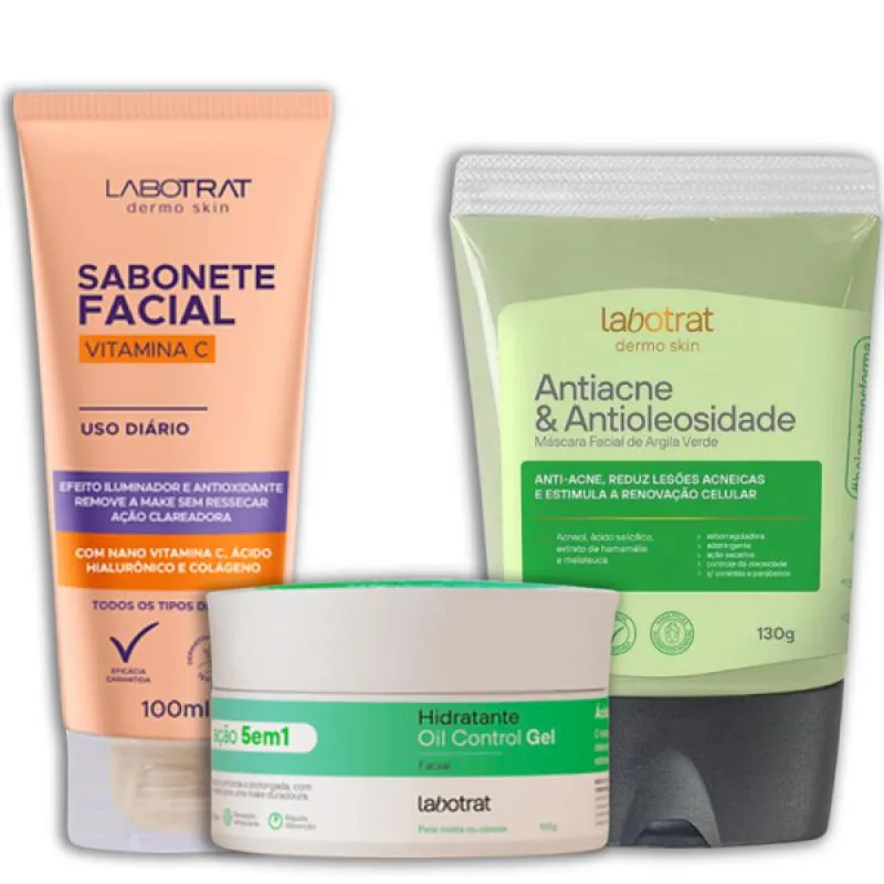 LABOTRAT SAB VITAMINA C + HIDRA GEL+ MASC ARGILA VERDE