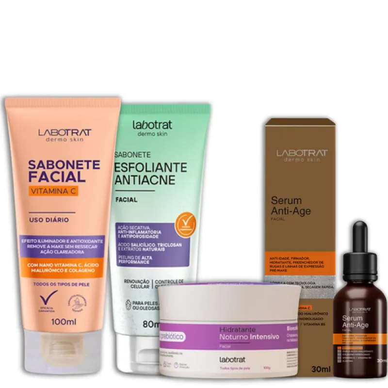 LABOTRAT SAB VITAC + ESF ANTIACNE + HIDRA NOTURNO + ANTI AGE