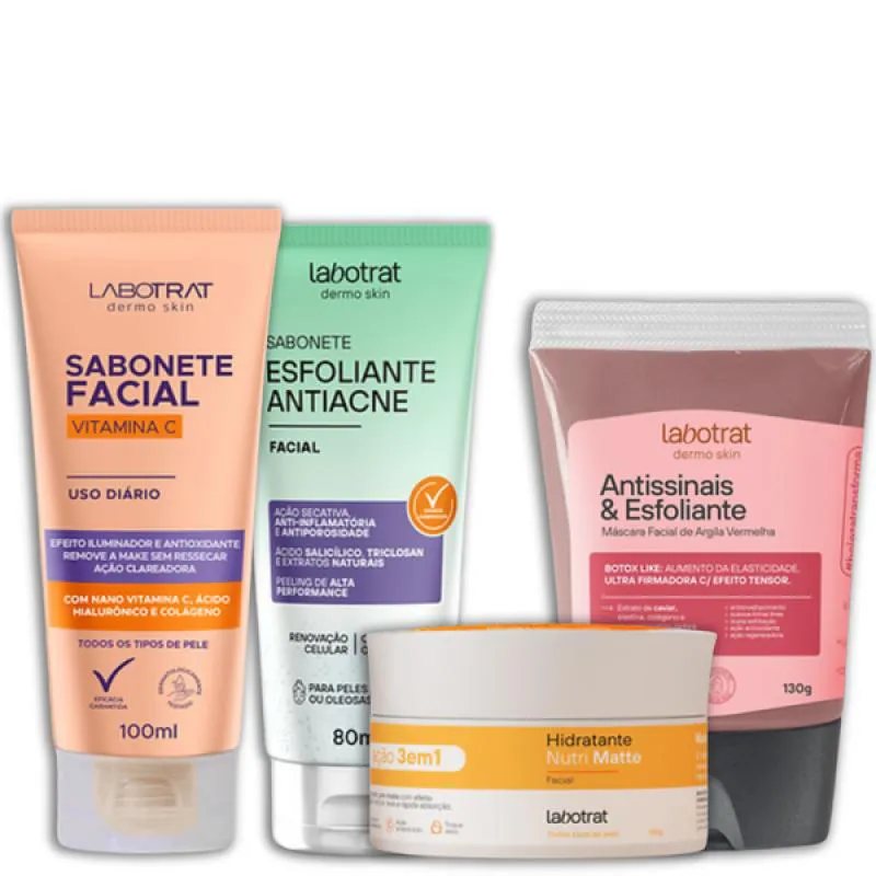 LABOTRAT SAB VITA C+ESF ANTIACNE+HIDRA NUTRI+ARGILA VERMELHA