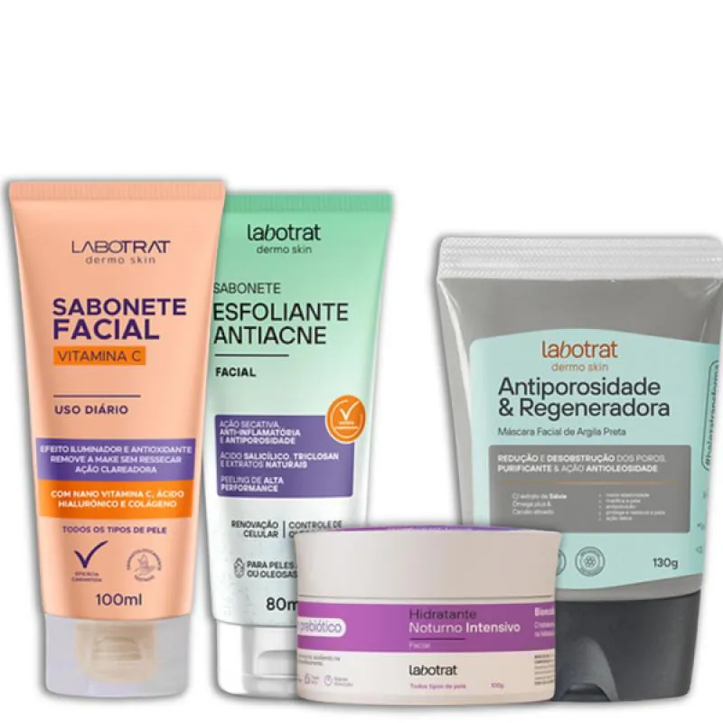 LABOTRAT SAB VITA C+ESF ANTIACNE+HIDRA NOTURNO+ ARGILA PRETA