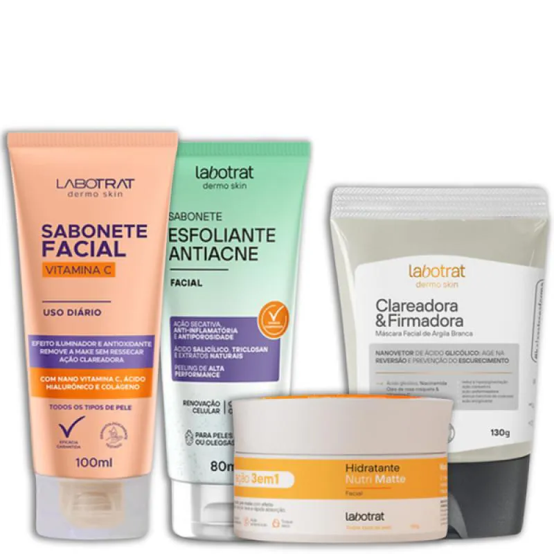 LABOTRAT SAB VITA C +ESF ANTIACNE +HIDRA NUTRI +ARGILABRANCA