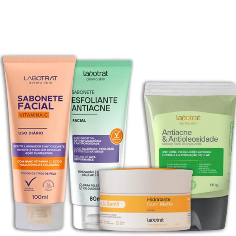 LABOTRAT SAB VITA C +ESF ANTIACNE +HIDRA NUTRI +ARGILA VERDE