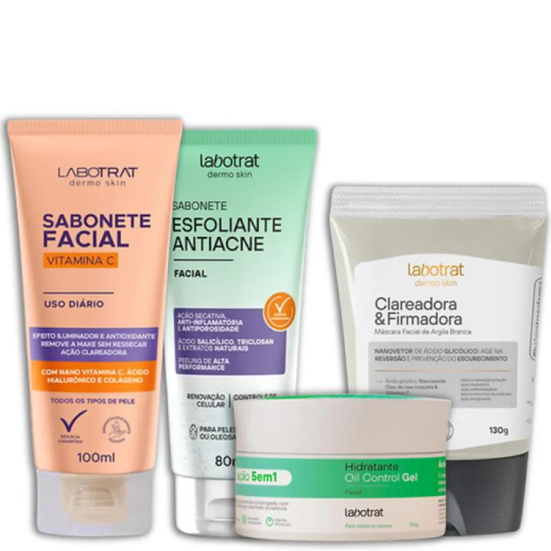 LABOTRAT SAB VITA C +ESF ANTIACNE +HIDRA GEL + ARGILA BRANCA