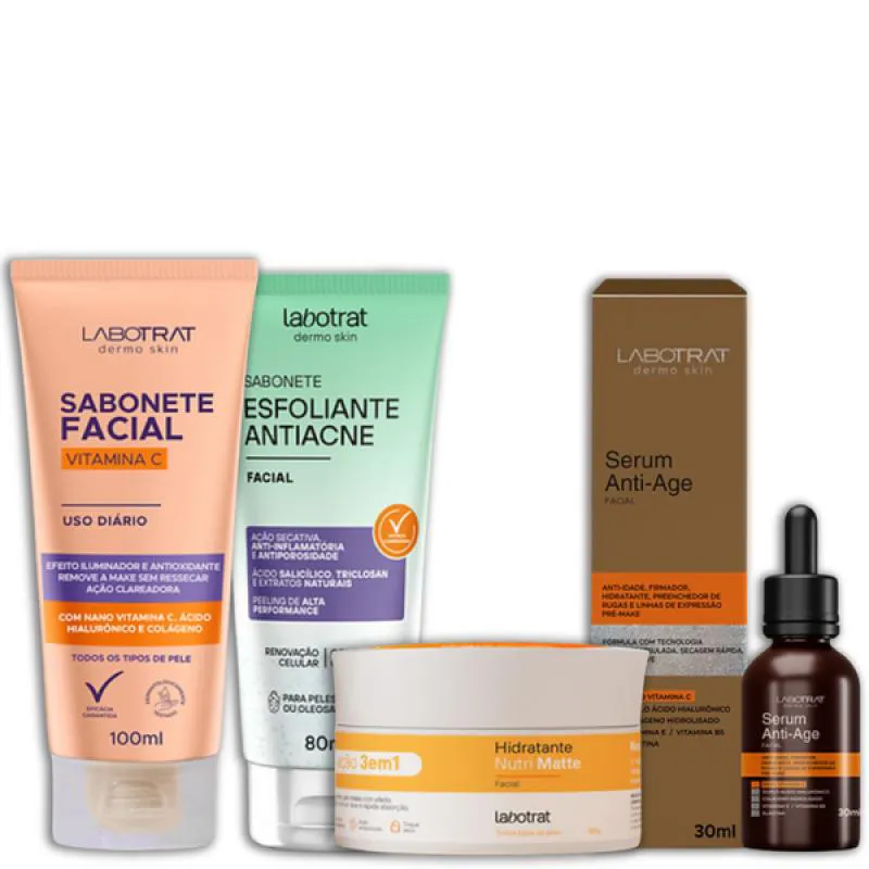LABOTRAT SAB VITA C + ESF ANTIACNE + HIDRA NUTRI + ANTIAGE