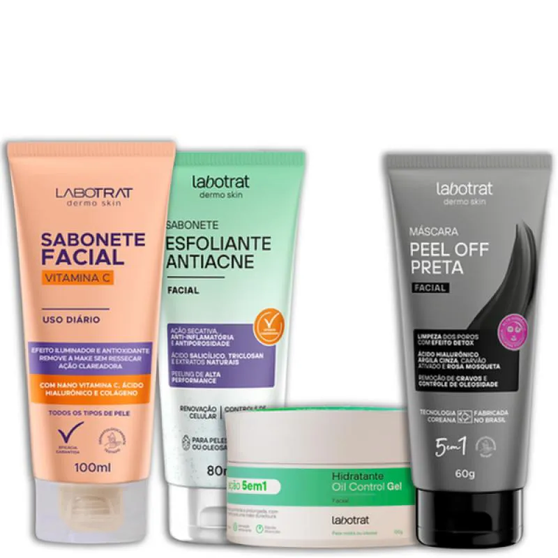 LABOTRAT SAB VITA C + ESF ANTIACNE + HIDRA GEL + MASC PRETA