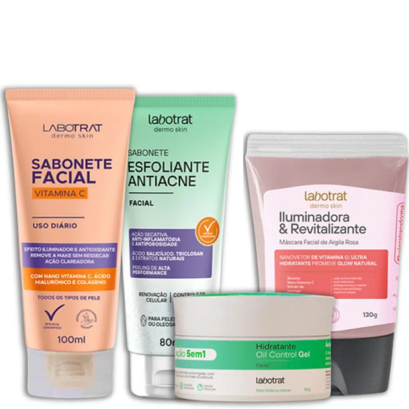 LABOTRAT SAB VITA C + ESF ANTIACNE + HIDRA GEL + ARGILA ROSA