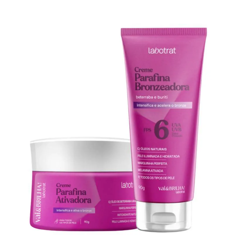 LABOTRAT BETERRABA PARAFINA ATIVADORA + BRONZEADORA FPS6