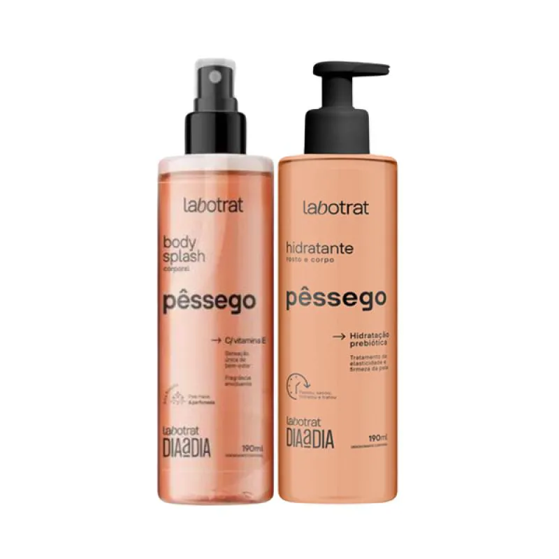 KIT DIA A DIA PêSSEGO HIDRATANTE + BODY SPLASH