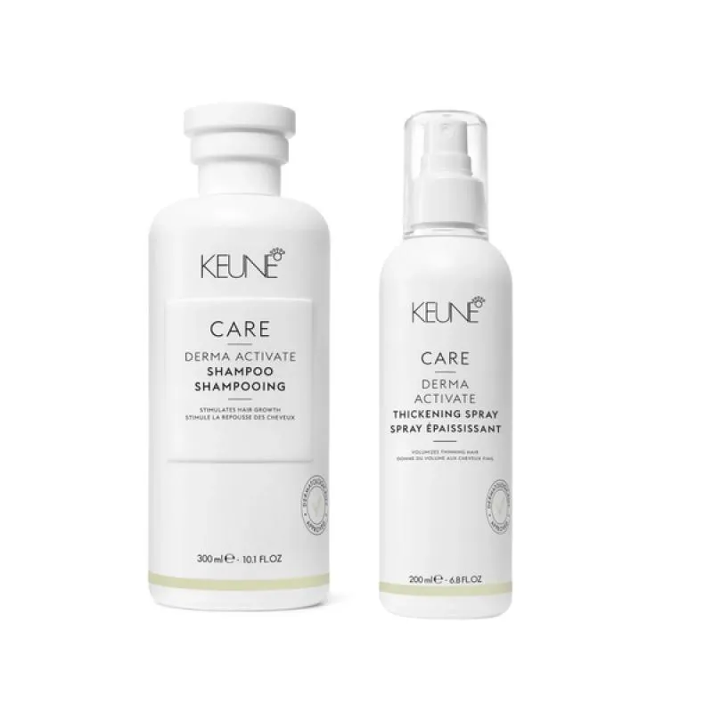 KEUNE CARE DERMA ACTIVATE SH 300ML + THICKENING SPRAY 200ML