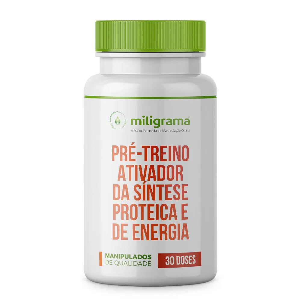 PRé-TREINO ATIVADOR DA SíNTESE PROTEICA E DE ENERGIA 30 DOSES