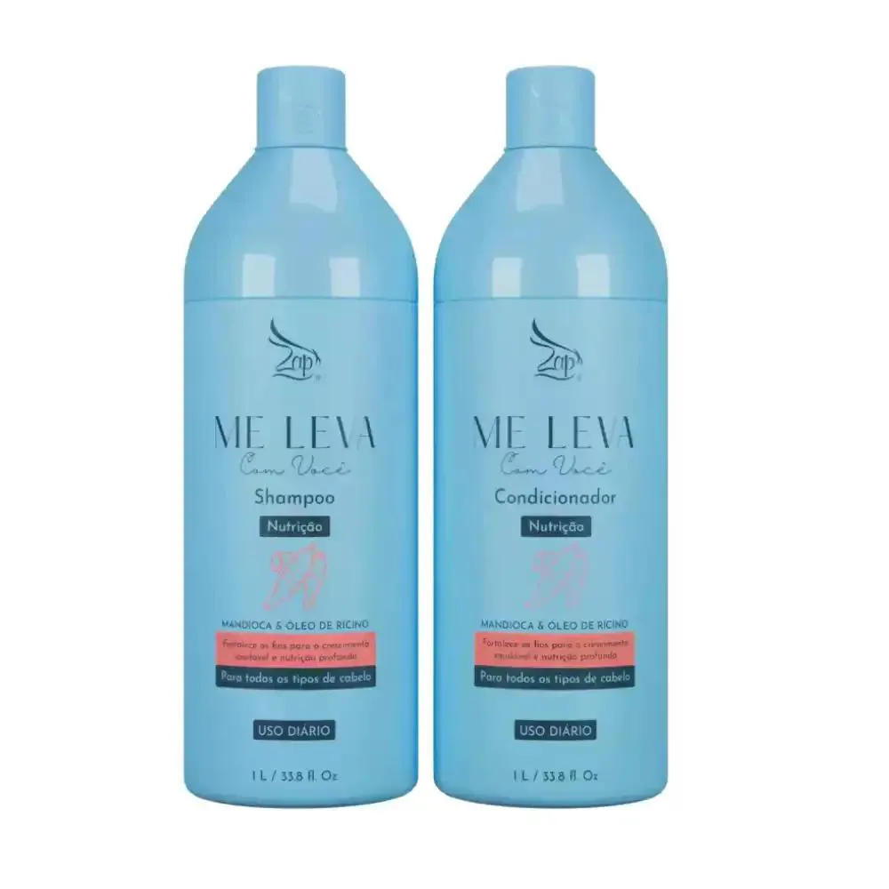 Kit Shampoo E Condicionador Me Leva Com Você Nutrição - Mandioca & Óle