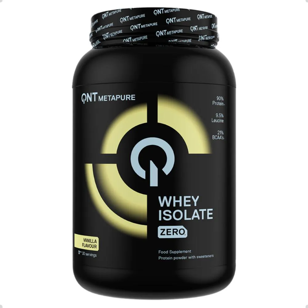 WHEY PROTEIN ISOLATE ZERO LACTOSE 908G QNT Baunilha