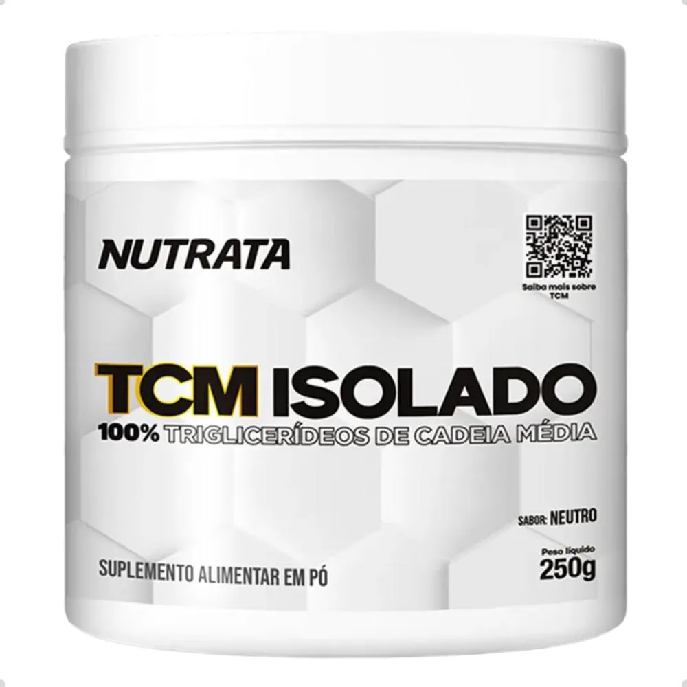 TCM ISOLADO 100% TRIGLICERIDEOS MEDIO 250G NUTRATA Neutro