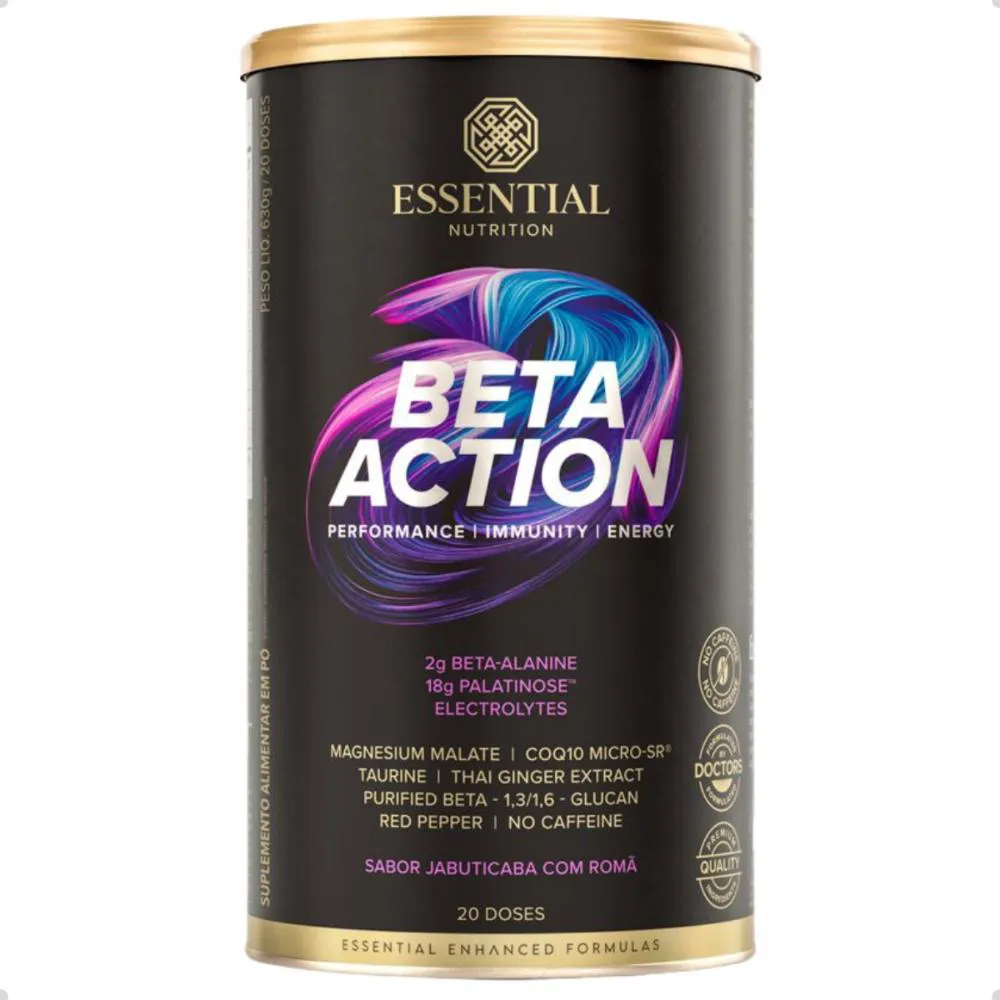 RECOVERY BETA ACTION REPOSITOR ELETROLITICOS 630G ESSENTIAL NUTRITION Jabuticaba COM Romã