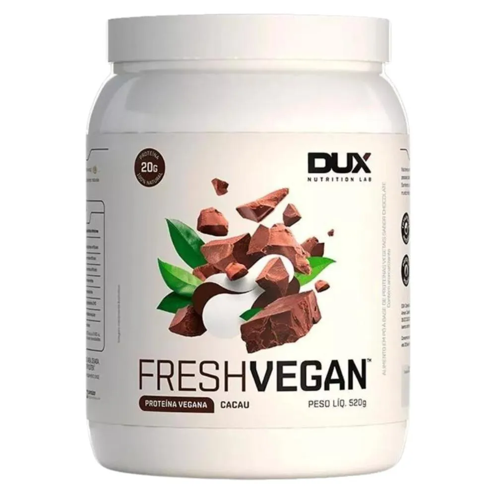 FRESH VEGAN PROTEIN 100% NATURAL 520G DUX NUTRITION Cacau