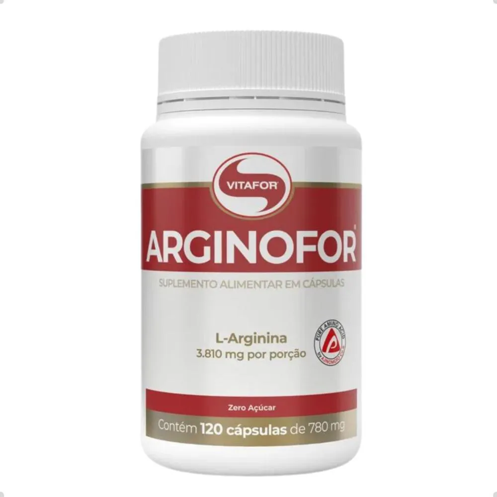 ARGINOFOR L-ARGININA 3810MG 120 CAPSULAS VITAFOR Natural