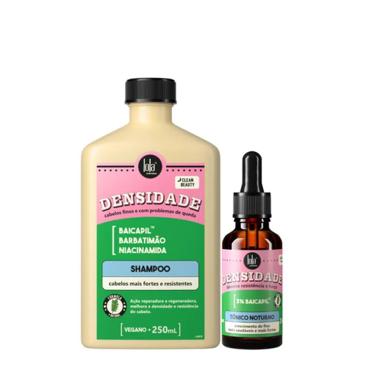 LOLA DENSIDADE SHAMPOO + TôNICO NOTURNO