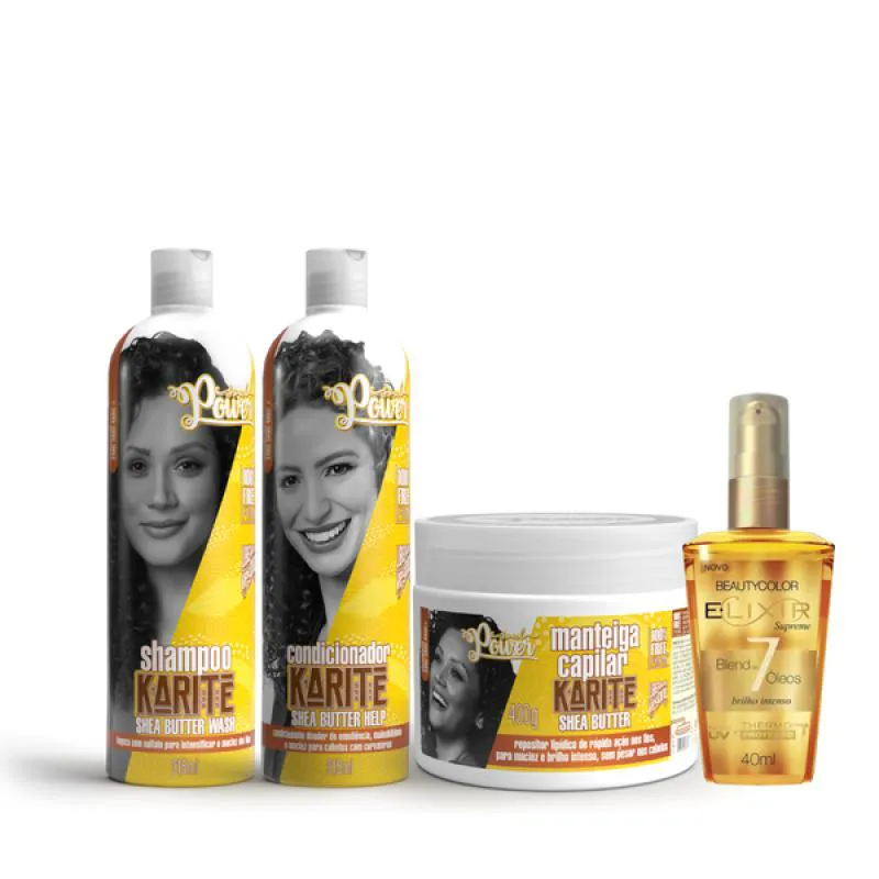 SOUL POWER KARITE SHEA KIT COMPLETO + ELIXIR ÓLEO