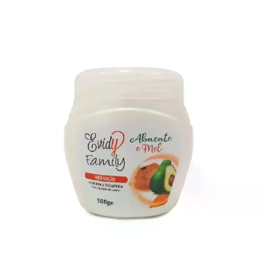 MáSCARA ABACATE MEL EVIDY 500G