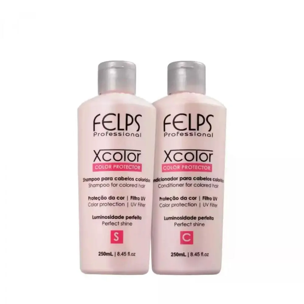SHAMPOO + CONDICIONADOR X COLOR FELPS 500ML