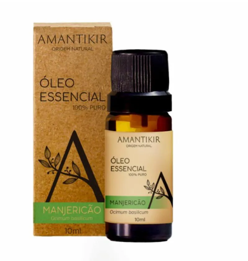 ÓLEO ESSENCIAL DE MANJERICãO 10ML - AMANTIKIR