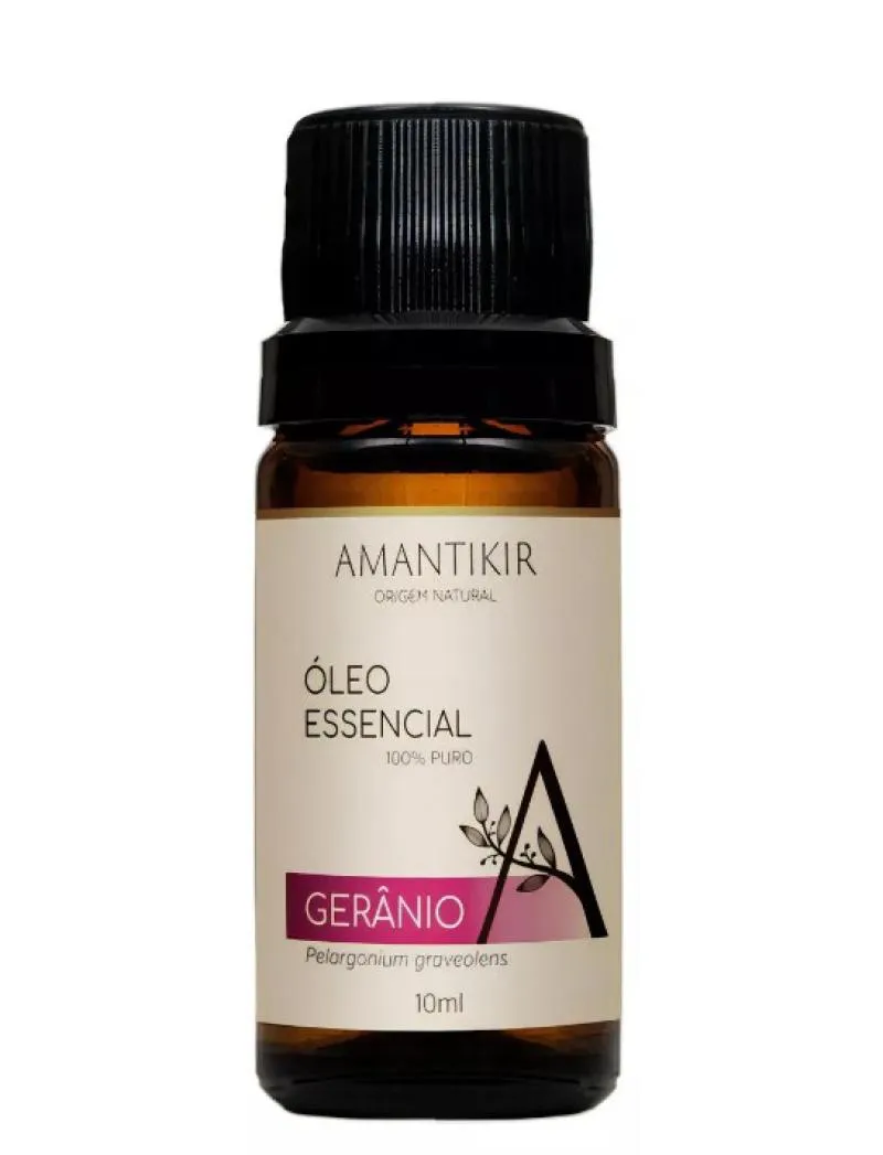 ÓLEO ESSENCIAL AMANTIKIR GERâNIO 10ML 100% PURO