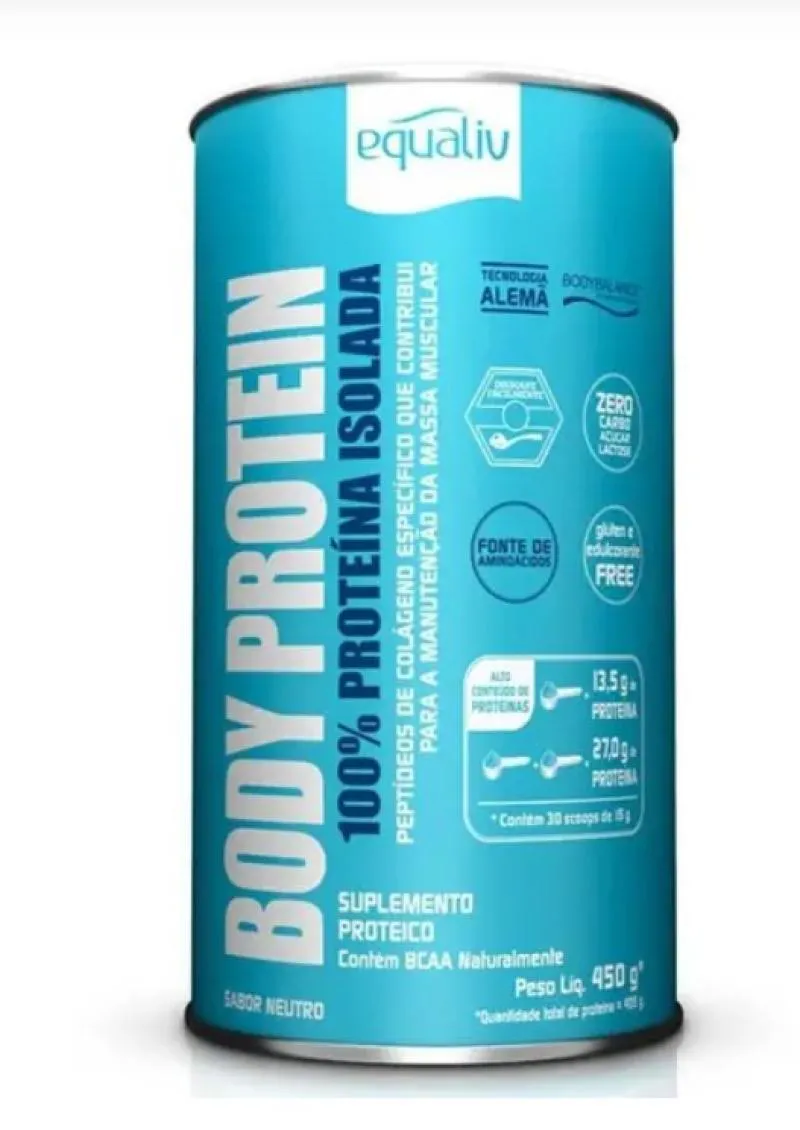 BODY PROTEIN EQUALIV 450G SABOR NEUTRO