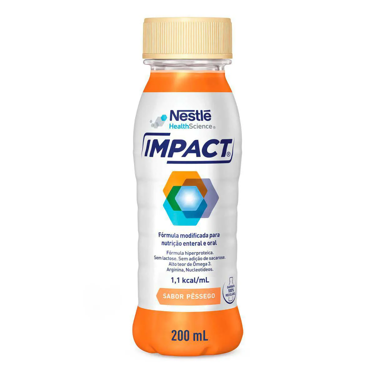 Suplemento Alimentar Nestlé Impact Pêssego 200ml